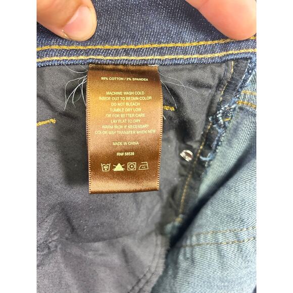 Kut from the Kloth Cameron straight leg cuffed cropped jeans womens size 20W￼ - Picture 9 of 12